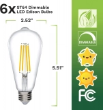 St64 Edison Led Bulb E27 2700K 8W Sengled Smart Light Bulbs (3)