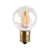 Wholesale Amber Vintage Edison Light Bulb 2w 12v 24v G40 Globe Filament Lamp