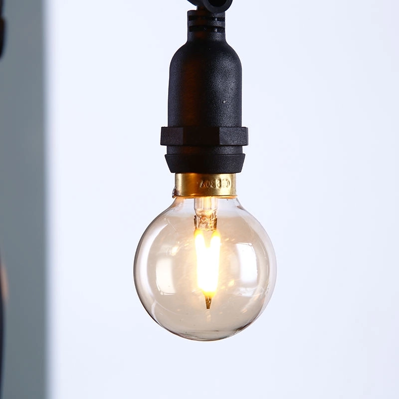 Wholesale Amber Vintage Edison Light Bulb 2w 12v 24v G40 Globe Filament Lamp (3)