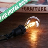 Wholesale Amber Vintage Edison Light Bulb 2w 12v 24v G40 Globe Filament Lamp (6)