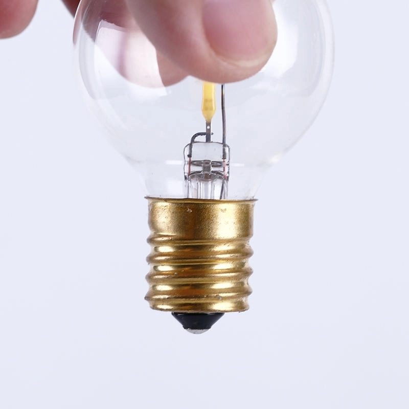 Wholesale Customized clear Glass Warm White G40 Edison Vintage Retro Dimmable Decorative Bulb (3)