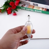 Wholesale Dimmable LED Filament Bulb C35 Clear Glass Warm White E12S Retro Edison Flame-shaped Curved Tip AC Power Candle Light (5)