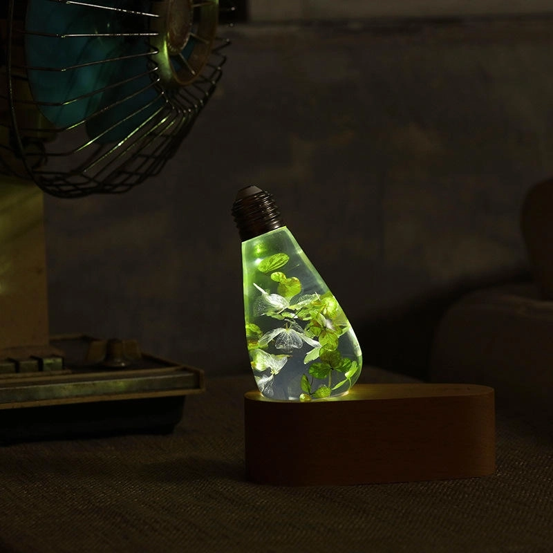 Wholesale Night Light Desk Resin Luminaria Led Lamp Bulb for Bedroom Bar Coffee Store Wall Decoration (2)