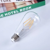 Wholesale ST64 Base LED Filament Light Bulb 24V 12V Dimmable Edison LED Bulbs 2W 4W Vintage LED Lamp